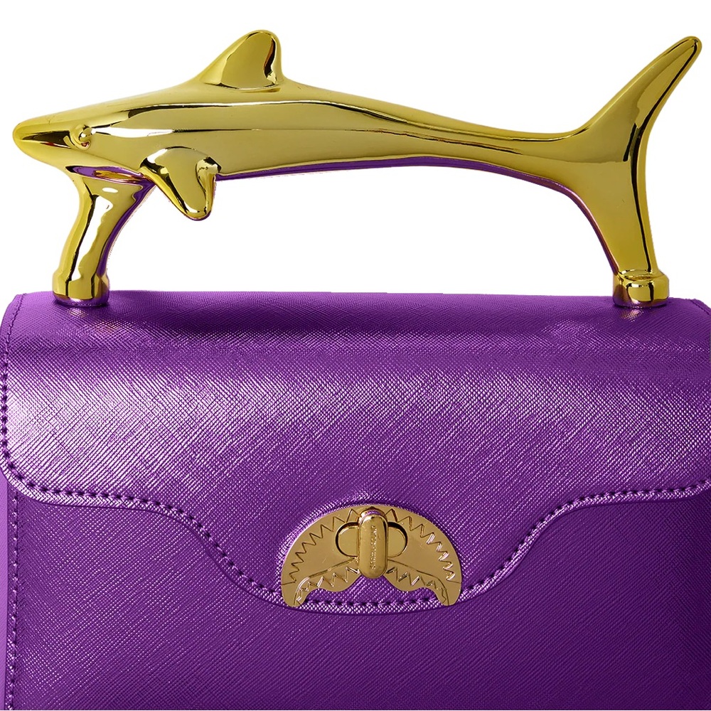 Sprayground Sharks Of The Gold Ocean Clutch - Picture 11 of 11